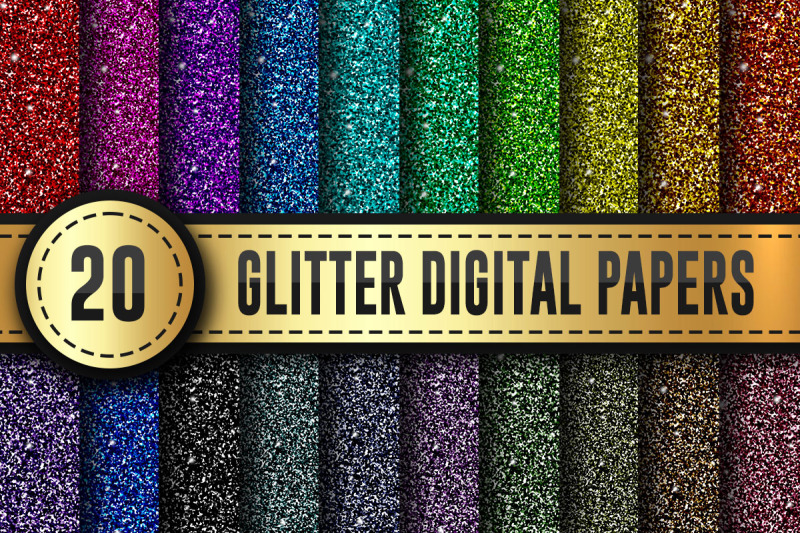 glitter-digital-papers