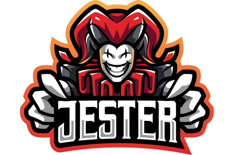 jester-esport-mascot-logo-design
