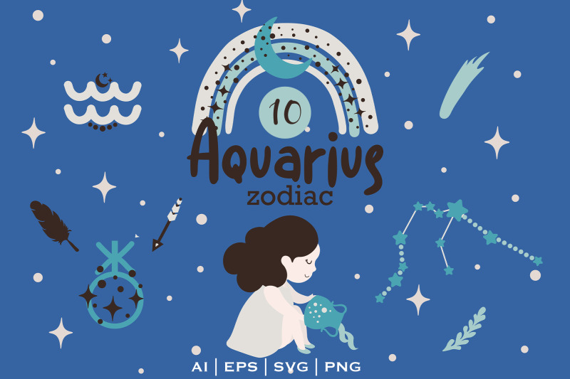 aquarius-baby-svg-zodiac-sign-clipart-aquarius-constellation