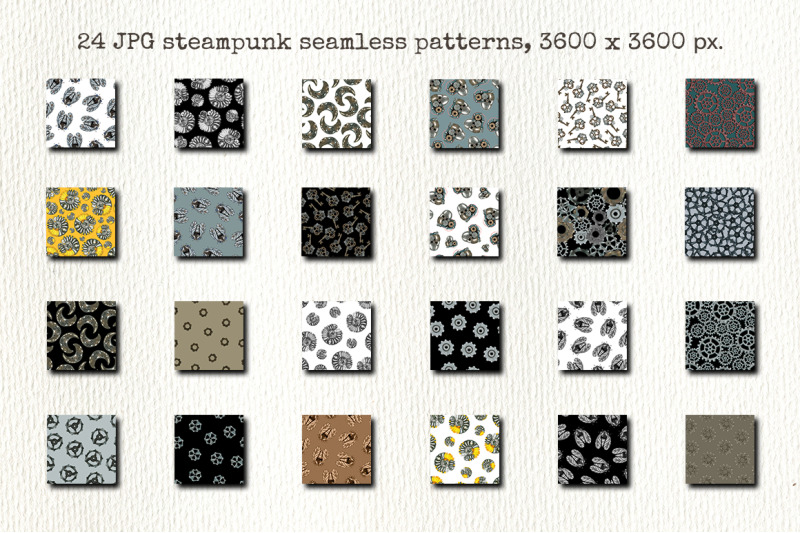 steampunk-bundle-steampunk-clipart-and-digital-paper