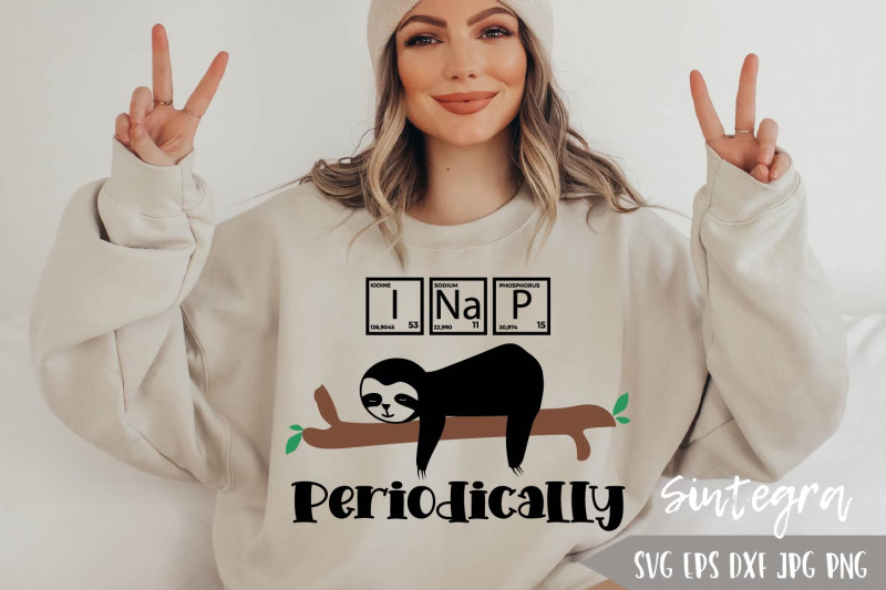 i-nap-periodically-funny-periodic-chemist-table-with-sloth-svg