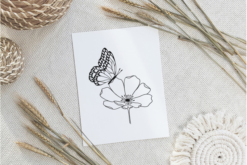 butterfly-with-flower-svg-cut-file