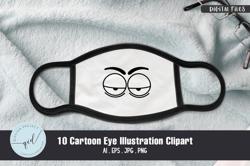cartoon-eyes-illustration-clipart-10-variations