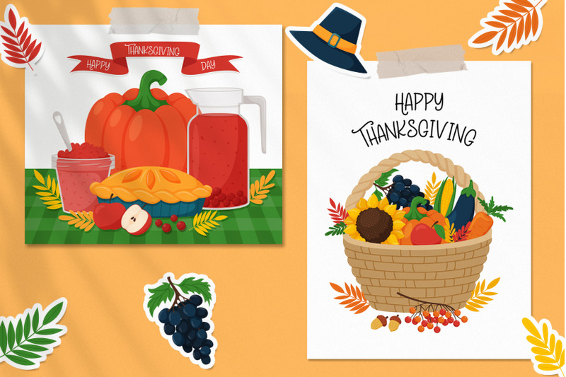 thanksgiving-day-clipart-set-eps-png