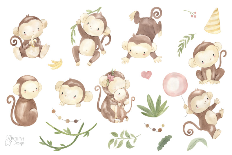 monkey-safari-animal-clipart