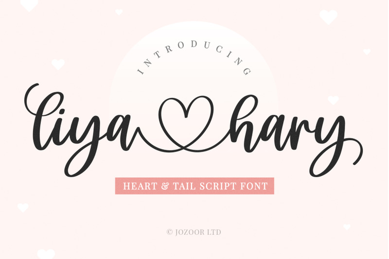 liya-hary-lovely-heart-script-font