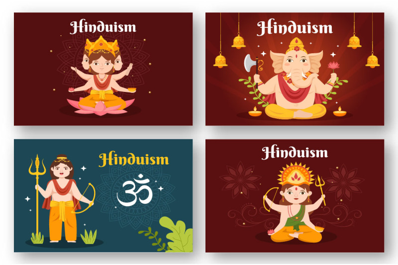 14-hinduism-of-indian-illustration