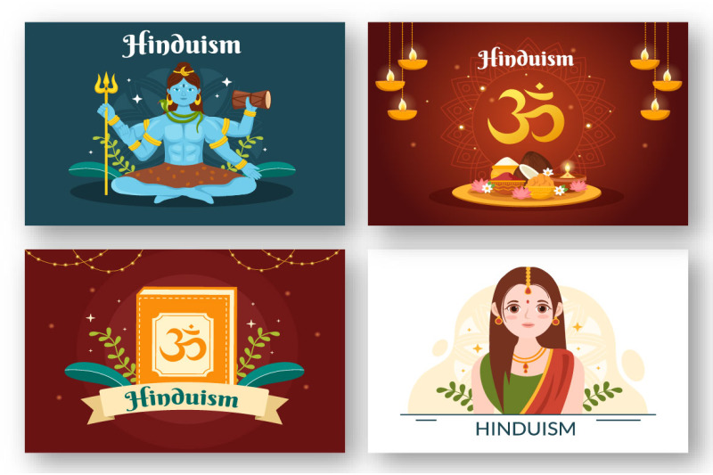 14-hinduism-of-indian-illustration