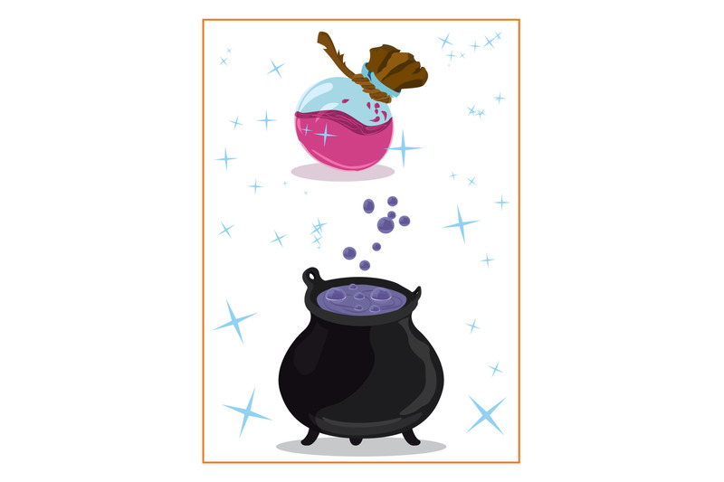halloween-elements-with-a-with-cauldron-and-potion
