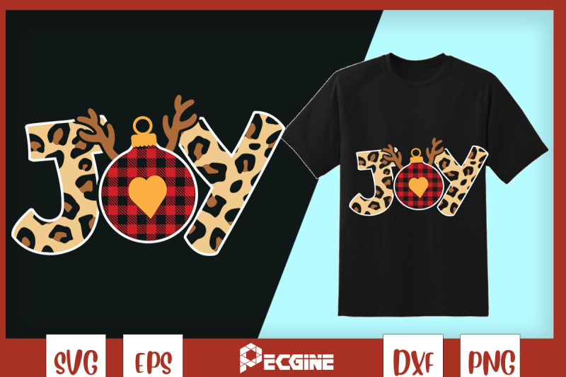 christmas-joy-leopard-and-plaid-svg