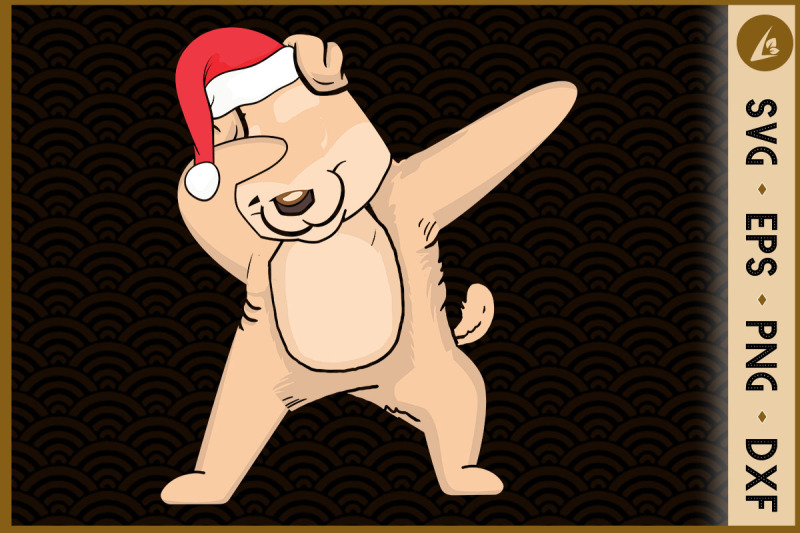 christmas-dog-dabbing