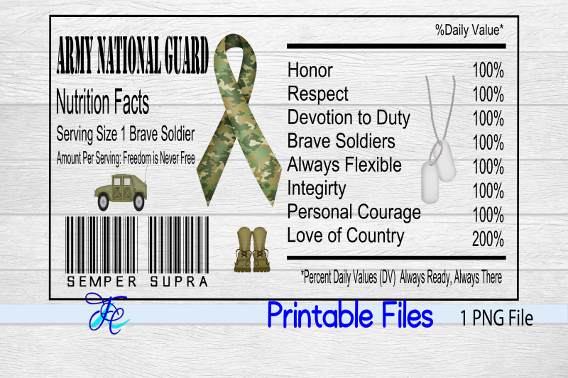 military-army-national-guard-nutrition-label