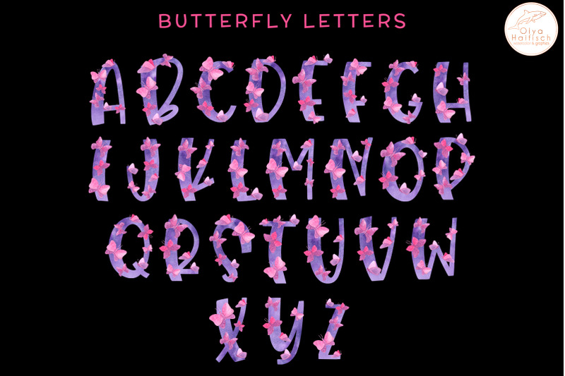 pink-butterfly-alphabet-clipart-watercolor-baby-girl-letters-amp-number