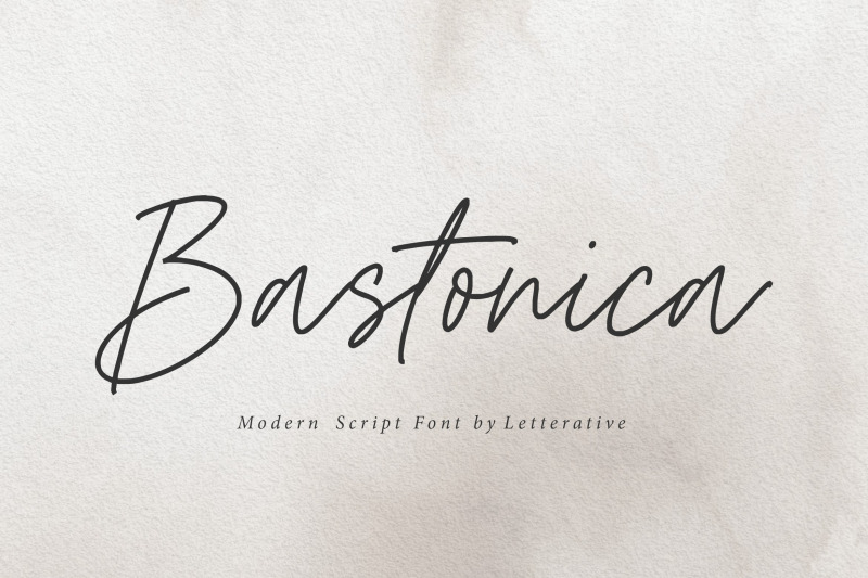 bastonica-modern-script-font