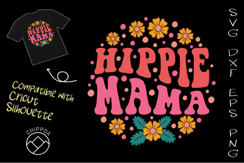 hippie-mama-hippie-keychain