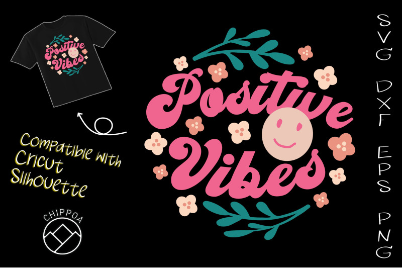 positive-vibes-hippie-keychain