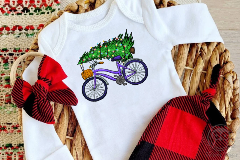 christmas-tree-on-bicycle-png