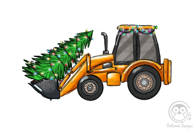 christmas-tree-on-backhoe-loader-png