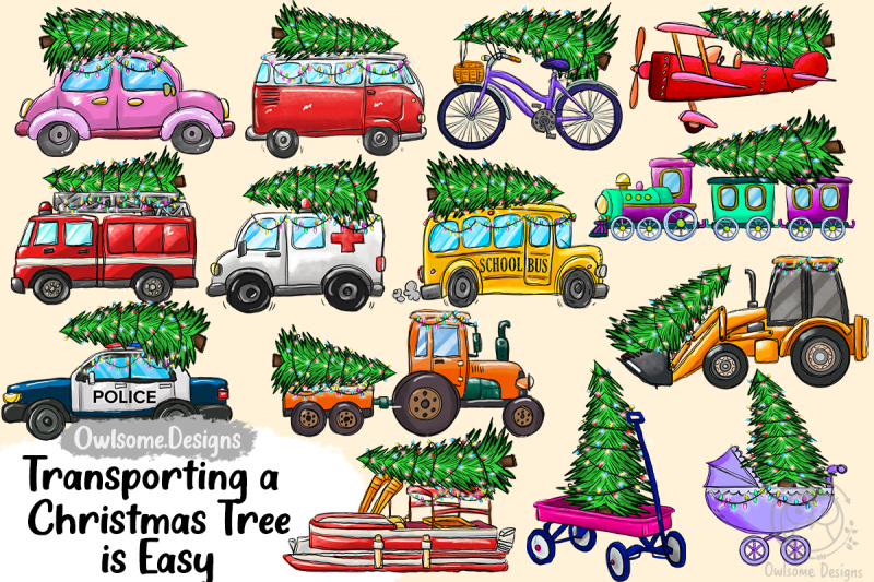 christmas-tree-on-car-png-bundle