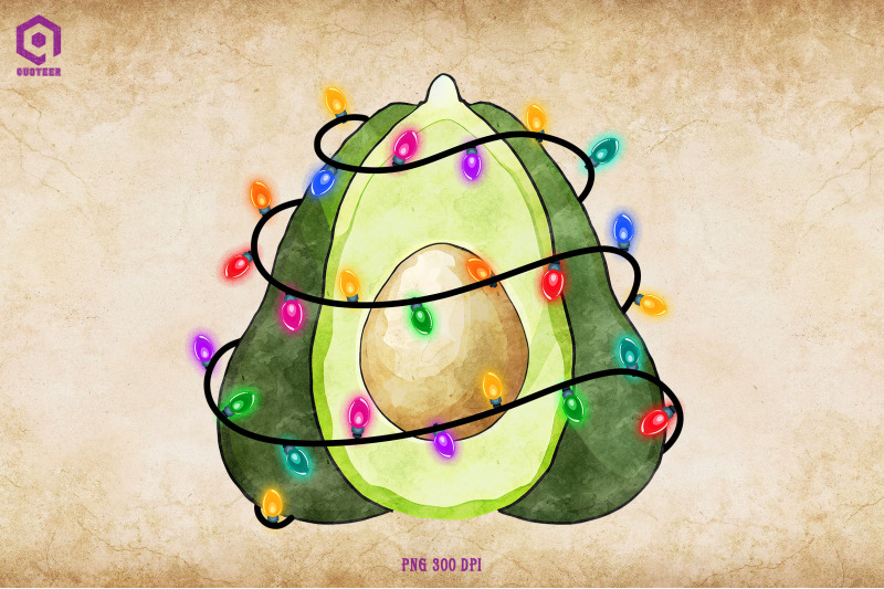 avocado-christmas-tree-lights