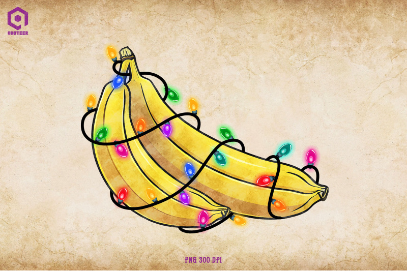 banana-christmas-tree-lights