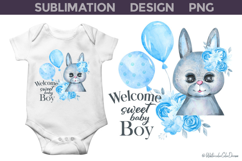 welcome-sweet-baby-boy-baby-sublimation-design-nbsp