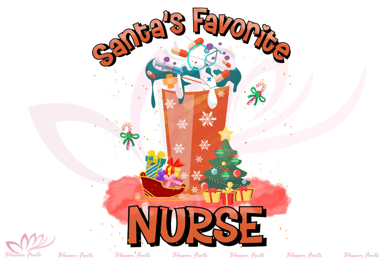 santas-favorite-nurse-sublimation