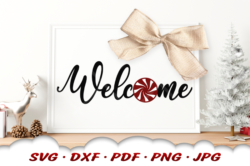 christmas-welcome-sign-peppermint-svg-christmas-svg