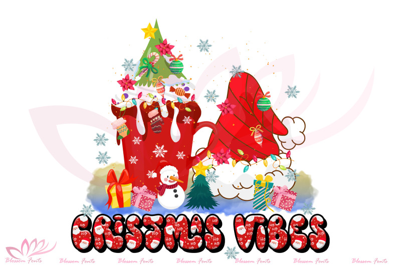 christmas-vibes-sublimation-design