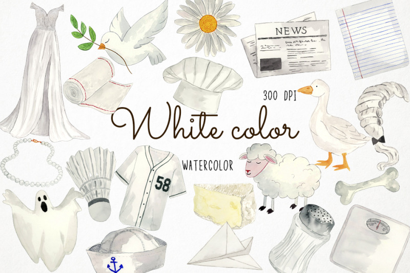 watercolor-white-clipart-white-color-clipart-white-objects-clipart