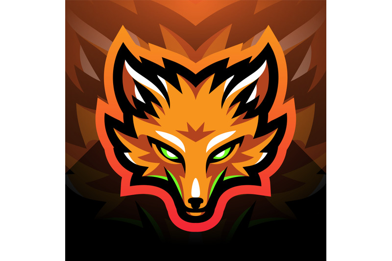 foxes-head-sport-mascot-logo-design