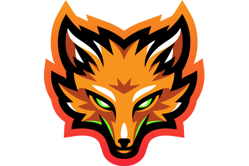 foxes-head-sport-mascot-logo-design