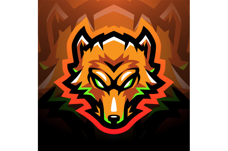 foxes-head-esport-mascot-logo-design