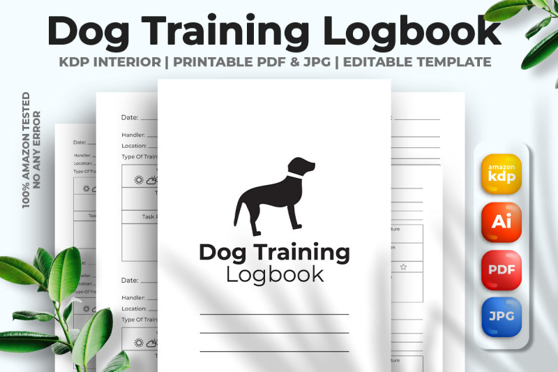 dog-training-logbook-kdp-interior