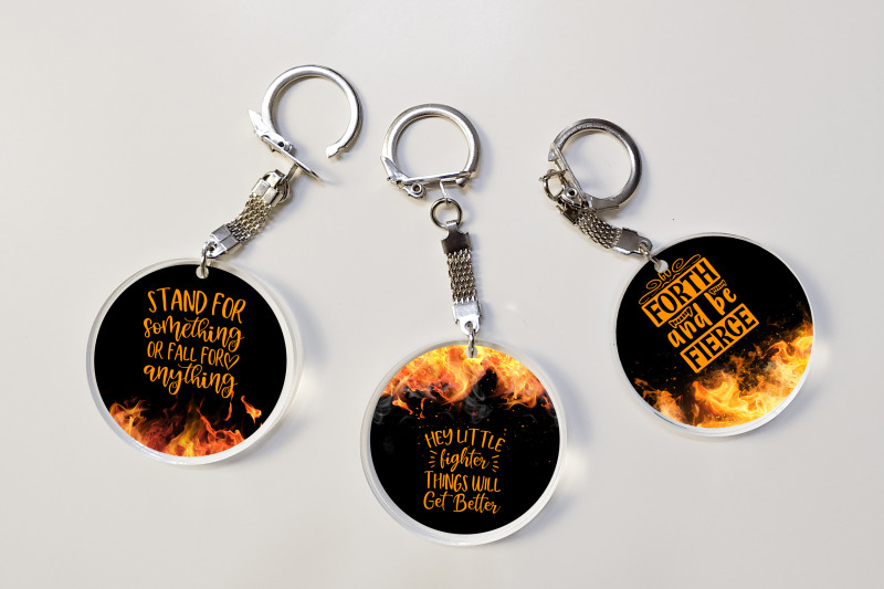 inspirational-quotes-keychain-sublimation-bundle-fire-png