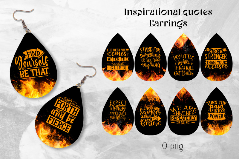 inspirational-quote-earring-sublimation-png-bundle-teardrop