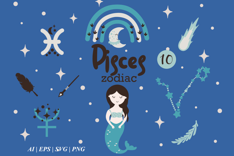 pisces-baby-svg-zodiac-sign-clipart-pisces-constellation
