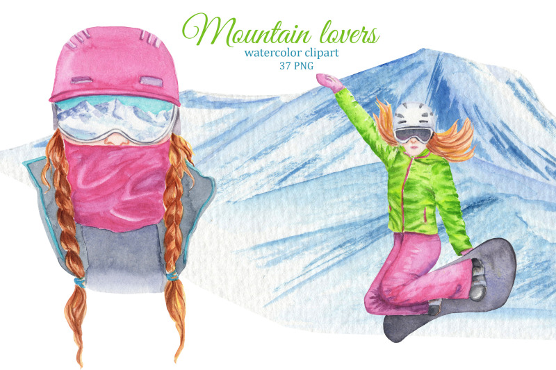 watercolor-skiing-and-snowboarding-clipart-winter-clipart-ski-poster