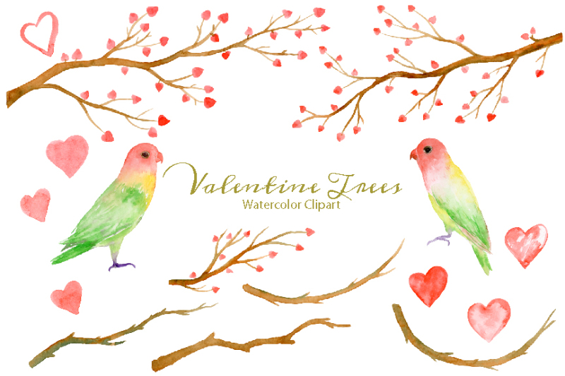 watercolor-clipart-valentine-tree