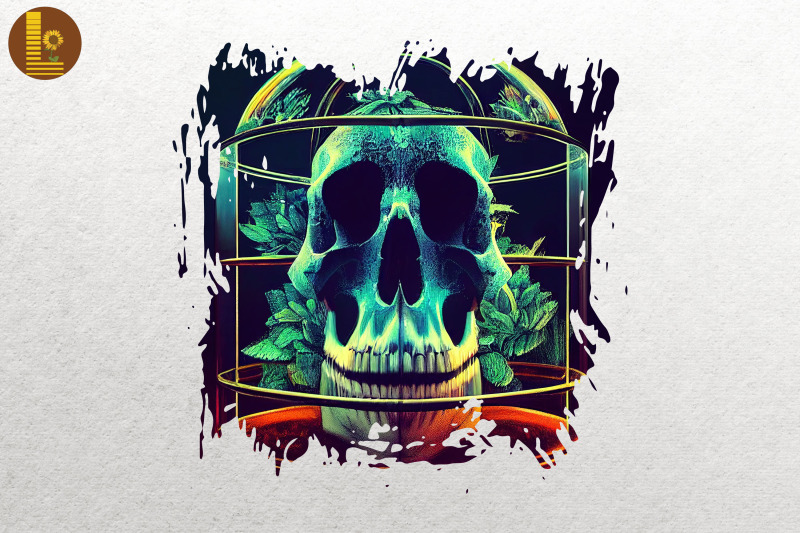 spooky-skull-art