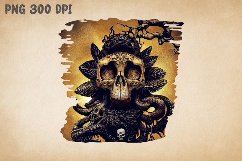 skull-and-tree-art-5