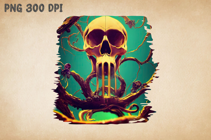 skull-and-tree-art-6