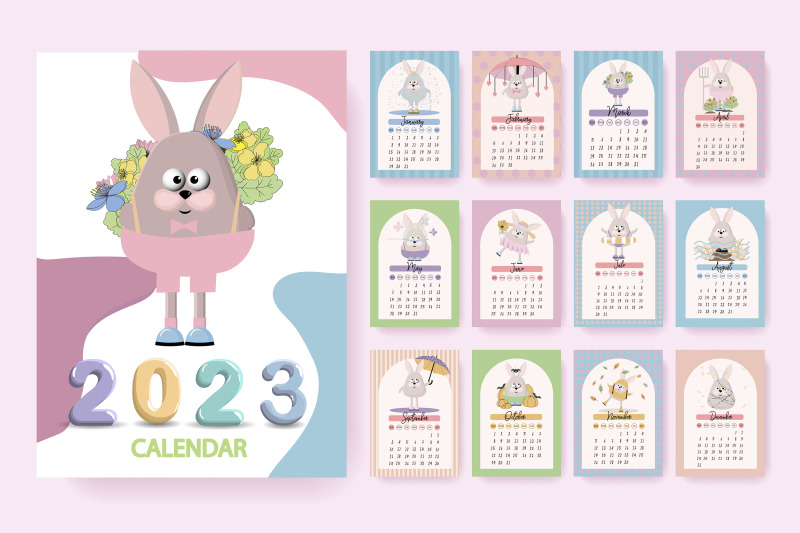 rabbit-calendar-template-for-2023