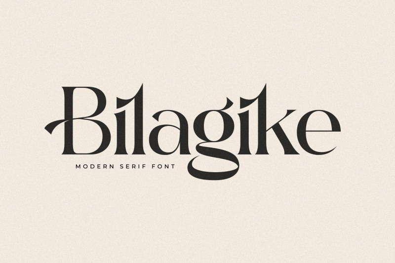 bilagike-typeface