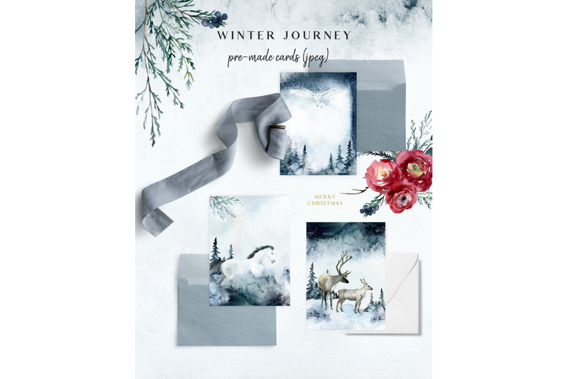 winter-bundle-christmas-watercolor-clipart-animals-flowers-png