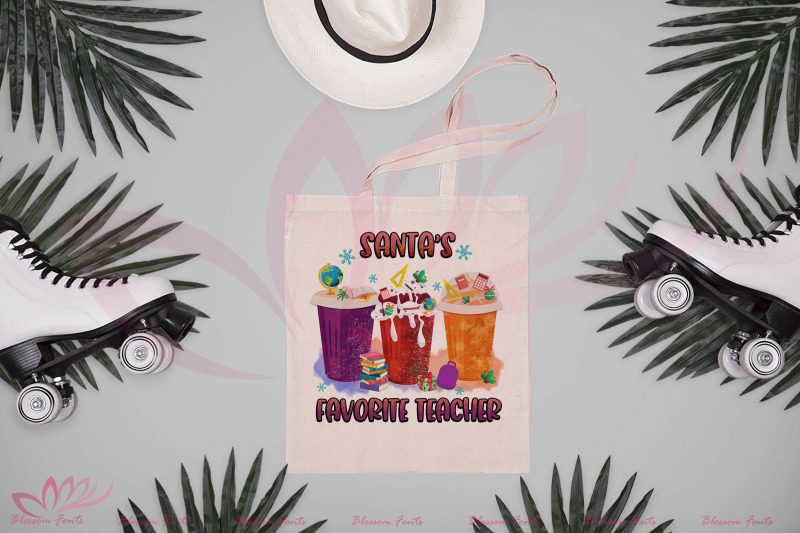 santas-favorite-teacher-sublimation