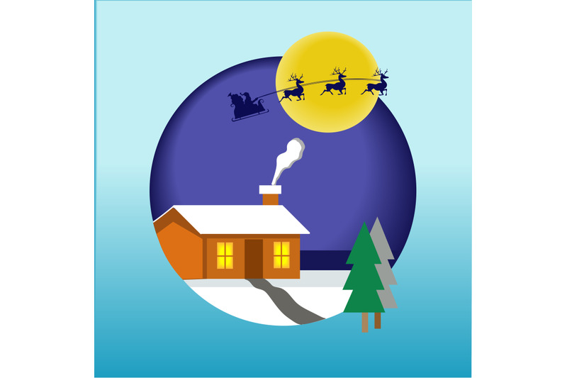 winter-house-vector-illustration