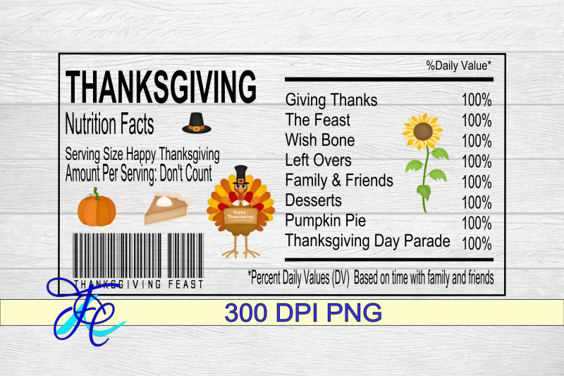 thanksgiving-day-nutrition-label