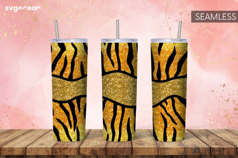 leopard-glitter-tumbler-sublimation-skinny-20-oz-tapered