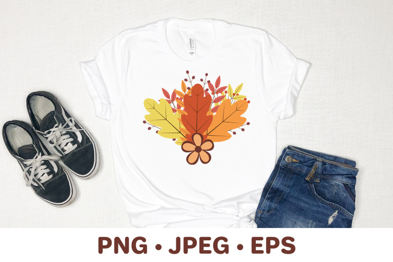 fall-bunch-of-colorful-leaves-autumn-sublimation-design